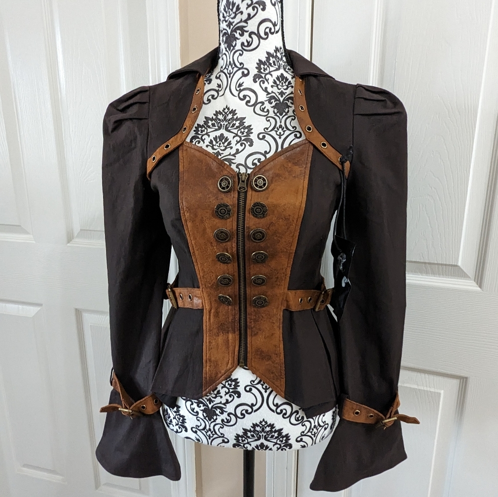 Punkrave size Small steampunk jacket